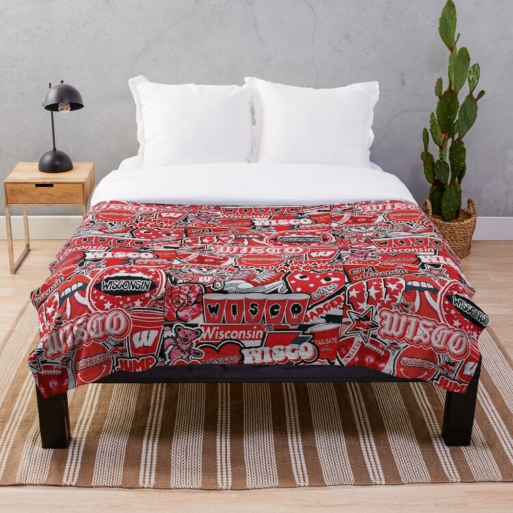 University of Wisconsin Throw Blanket